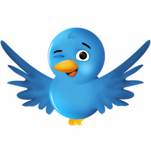 Twitter Bird Winking - I love this birdie!